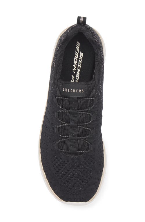 Skechers Virtue Lucent Sneaker In Black