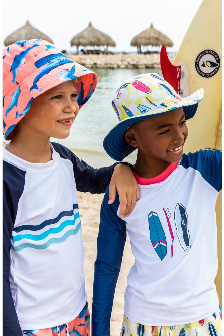 Kids' Whale Tail Bucket Hat, Alternate, color, PEACH
