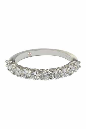 SUZY LEVIAN Sterling Silver CZ Ring