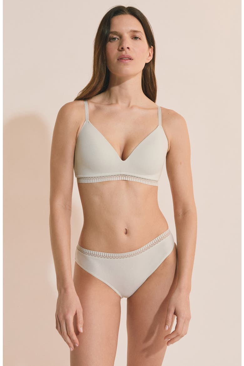 Happily Stretch Cotton High Cut Briefs, Alternate, color, ANISE