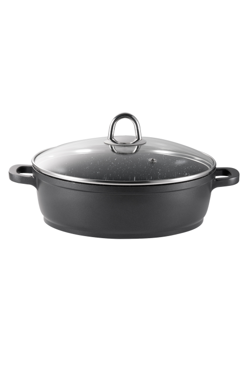 GRANITE sauté Pan with Lid 6.3 Qt.
