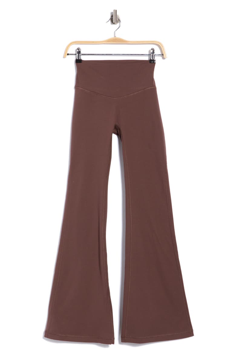 High Waist Flare Leggings, Main, color, SHOPPING BAG