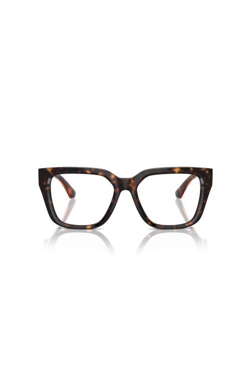 Burberry 53mm Square Optical Glasses In Brown