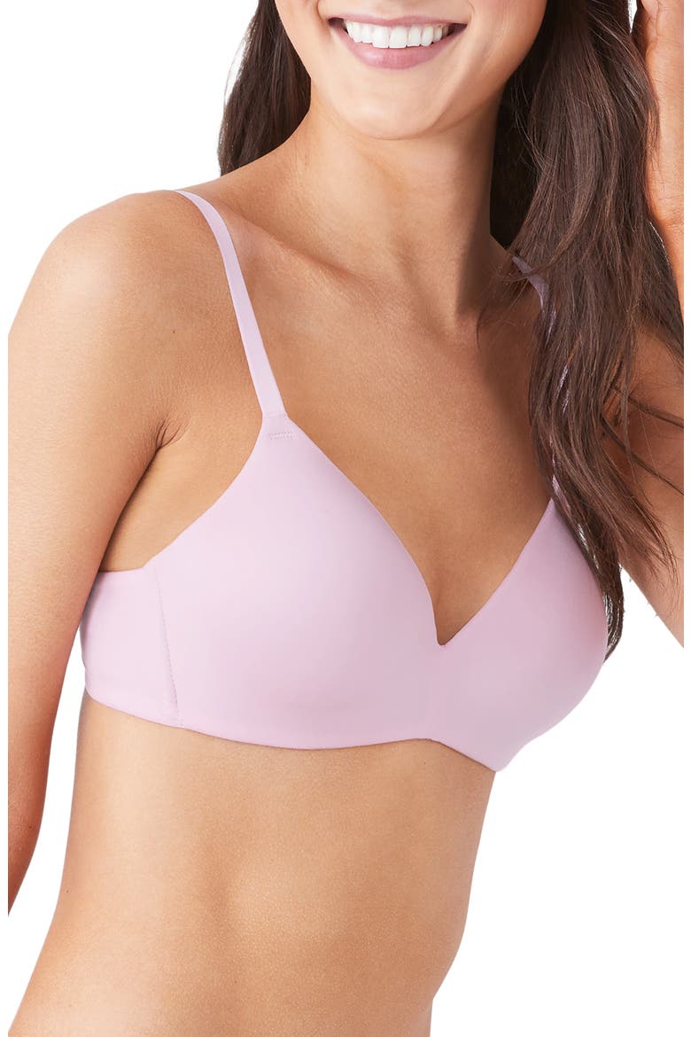 Future Foundation Wireless T-Shirt Bra, Alternate, color, PINK LADY