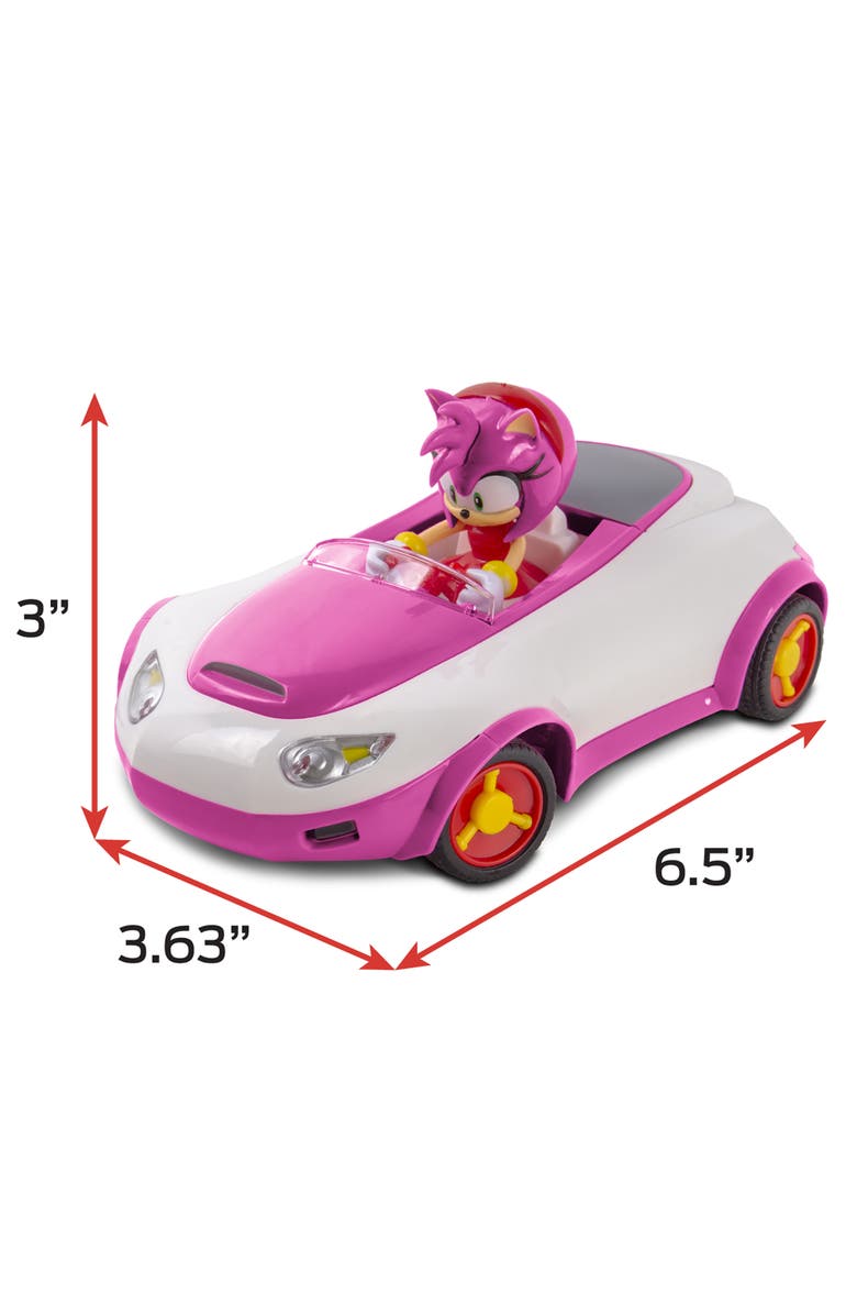 Sonic Racing Amy Rose 2.4GHz RC Vehicle, 128 Scale, Alternate, color, Multicolored