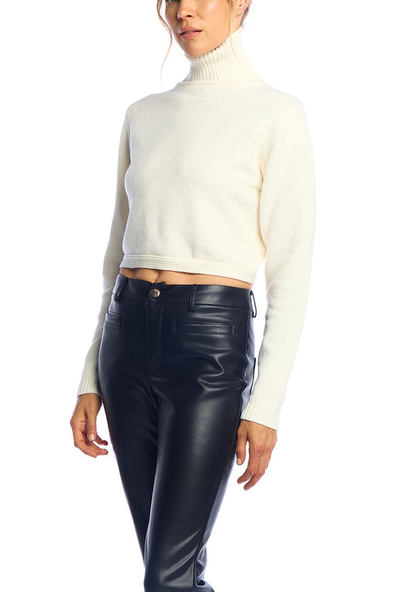 Evans Reversible Turtleneck, Alternate, color, Ivory