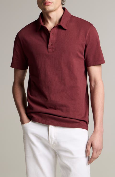 Regular Fit Garment Dyed Cotton Polo