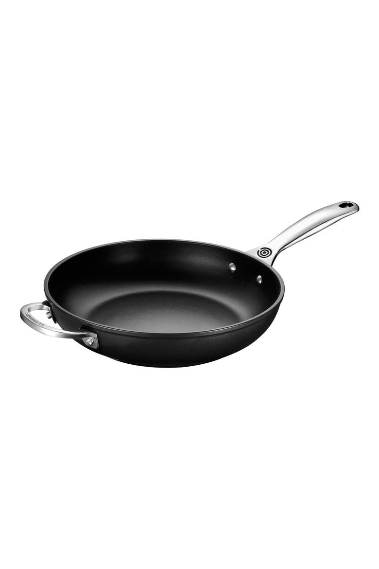 11-Inch Toughened Nonstick PRO Deep Frying Pan, Main, color, BLACK