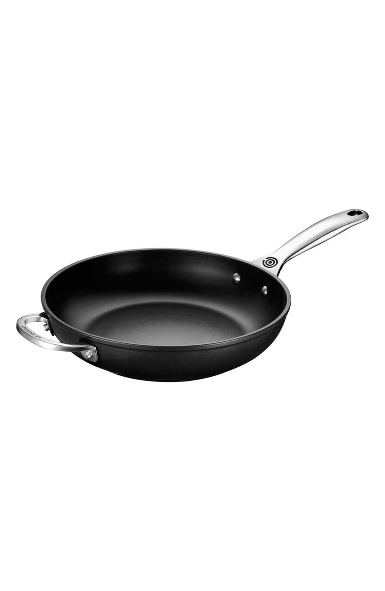 Le Creuset 11-Inch Toughened Nonstick PRO Deep Frying Pan, Main, color, Black