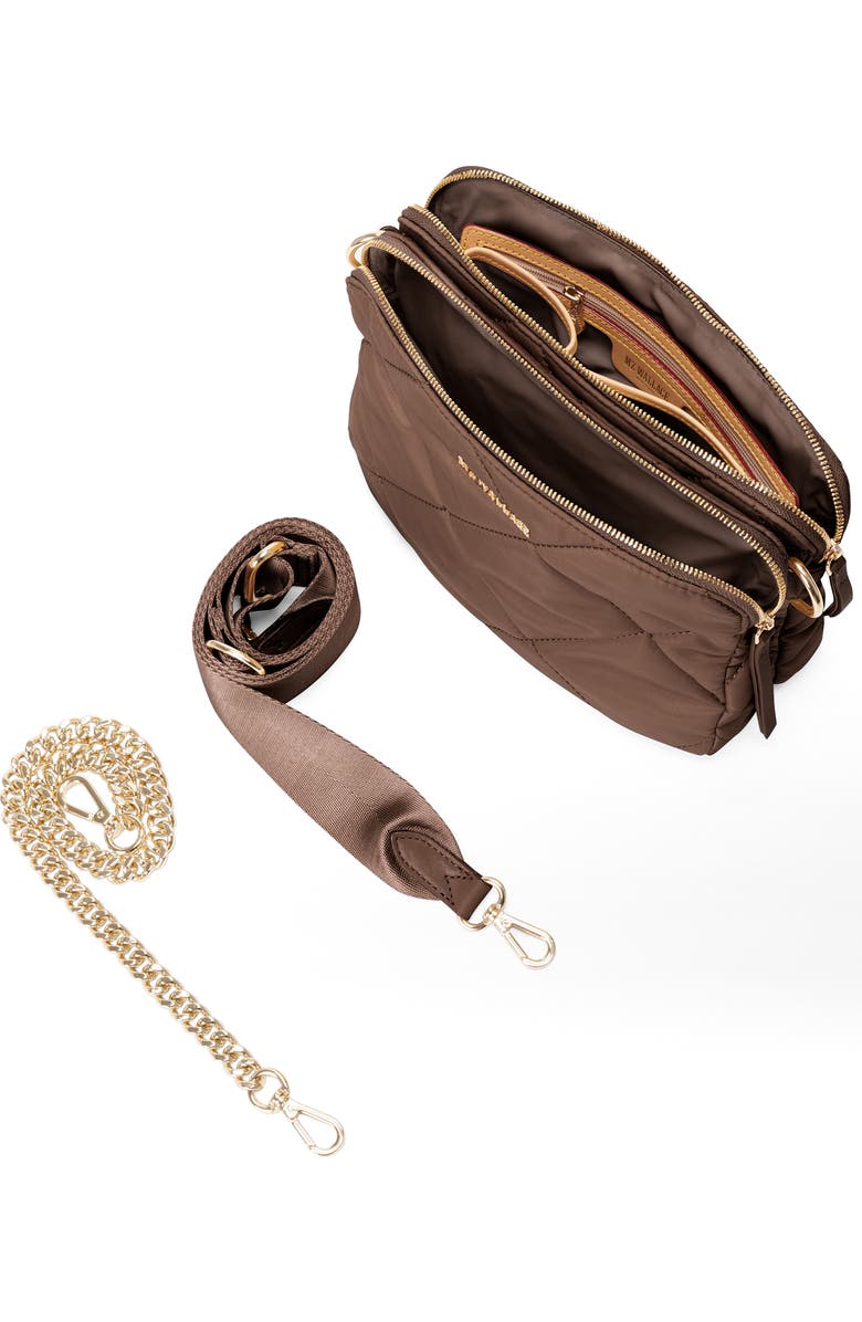 MZ Wallace Madison Quilted Nylon Crossbody Bag, Alternate, color,