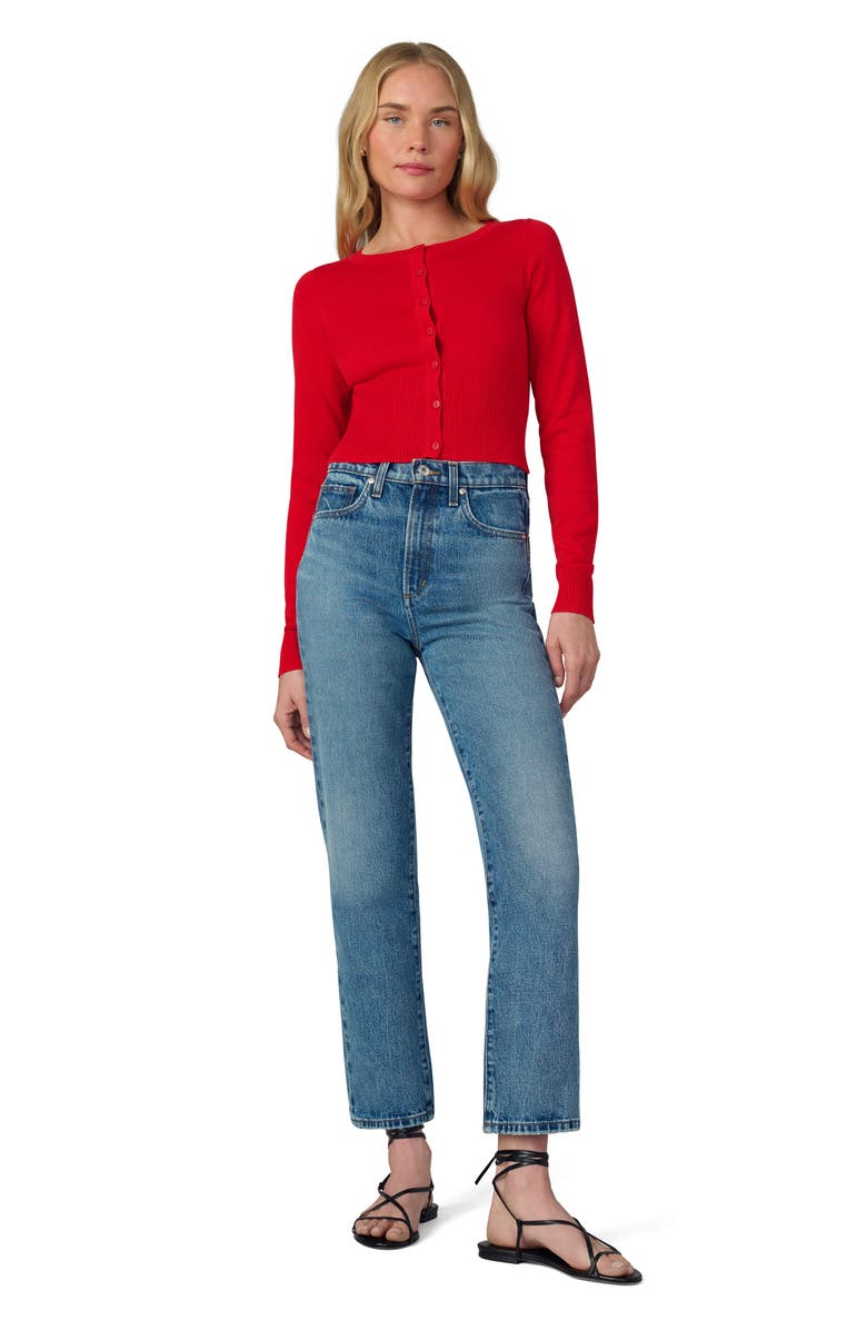 Joe's Jeans The Margot High Waist Ankle Slim Straight Leg Jeans, Alternate, color, Impact
