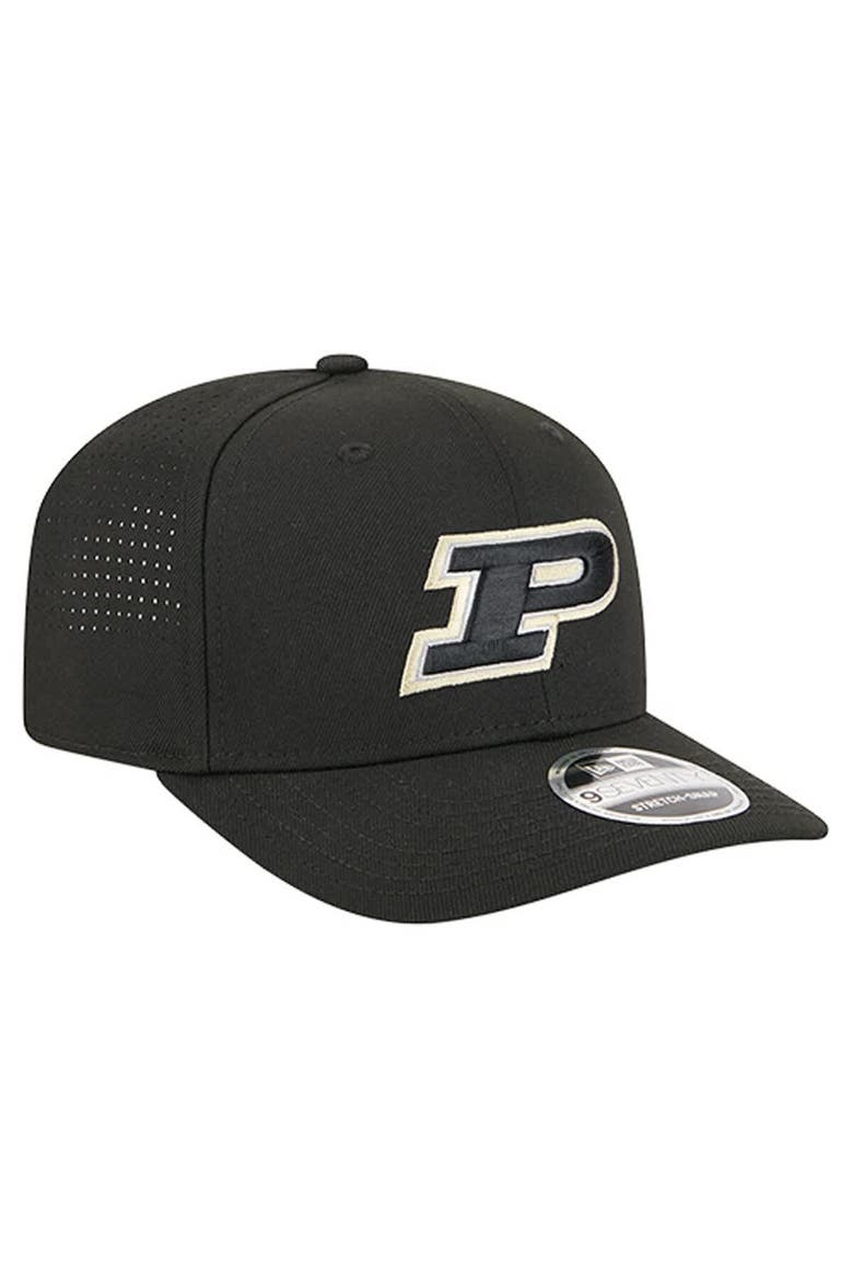 Men's New Era  Black Purdue Boilermakers Team 9SEVENTY Adjustable Hat, Alternate, color, Black
