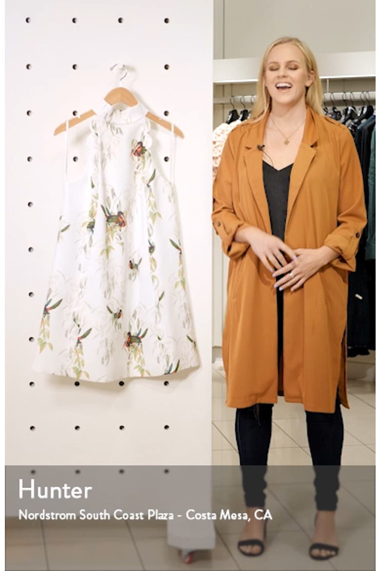 Toriat Tutti Frutti Scallop Trim Minidress video