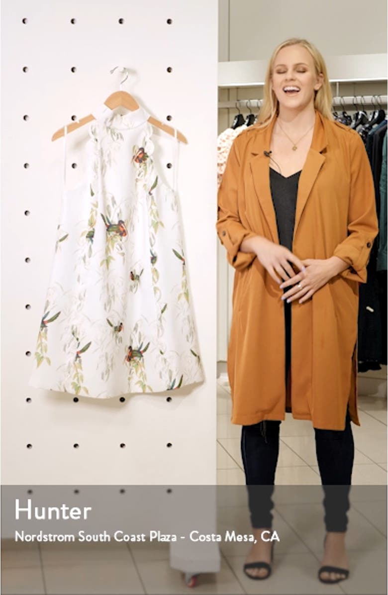 Toriat Tutti Frutti Scallop Trim Minidress, sales video thumbnail