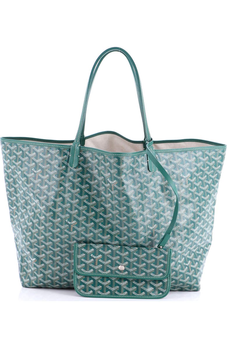 Pre-Owned Goyard Saint Louis Tote Coated Canvas GM, Alternate, color, Green