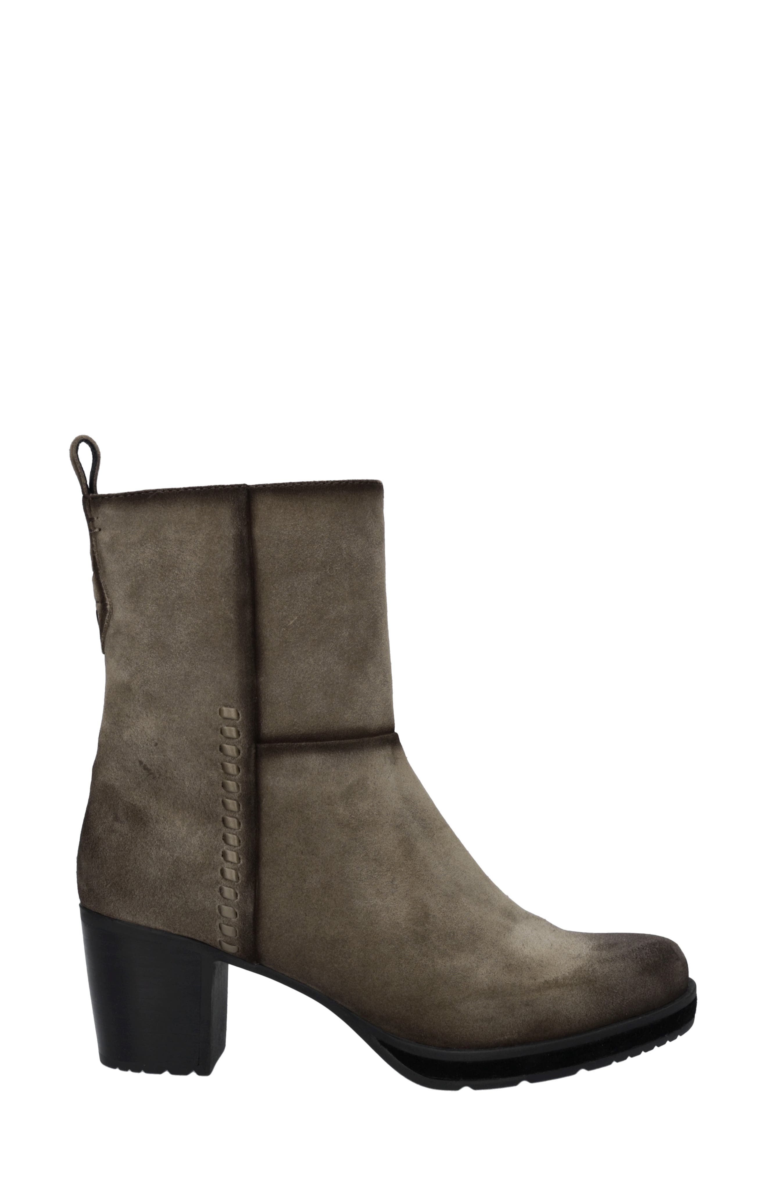 Gloria 10 Leather Bootie, Alternate, color, TAUPE