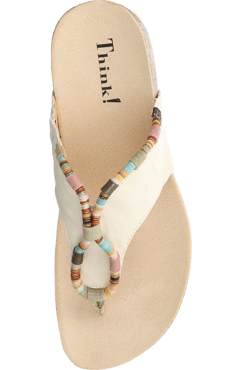 Think! Julia Rope Flip Flop, Alternate, color, Bianco Combo