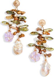 Isshi Mina Freshwater Pearl Drop Earrings