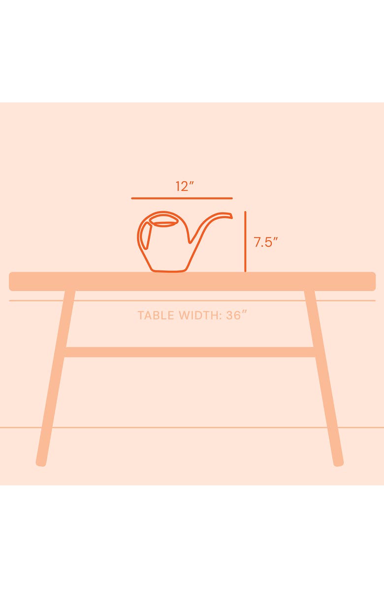 Bloem Aqua Rite 56 oz Earthy Yellow Garden Watering Can, Alternate, color, 