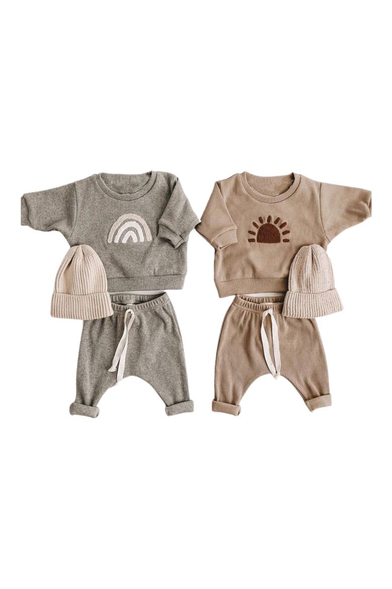 Chase Sweatshirt & Joggers, Alternate, color, GRAY