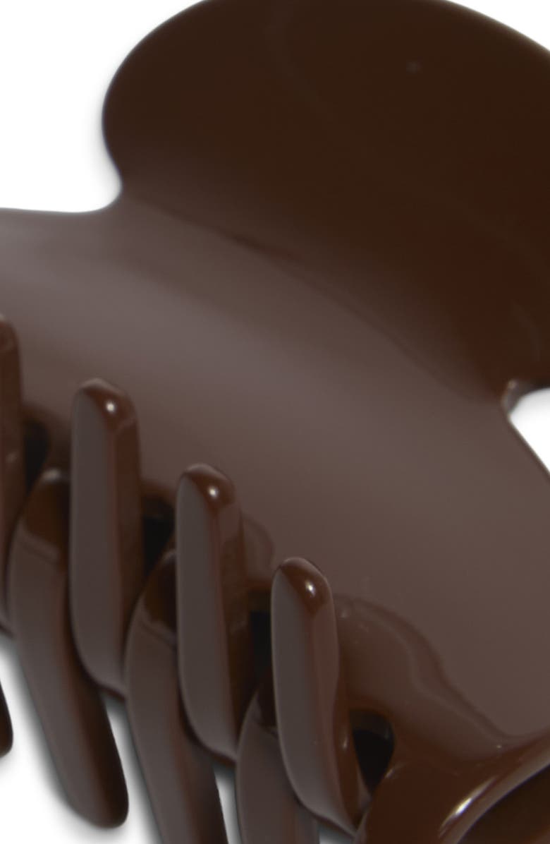 France Luxe Couture Claw Clip, Alternate, color, Chocolate