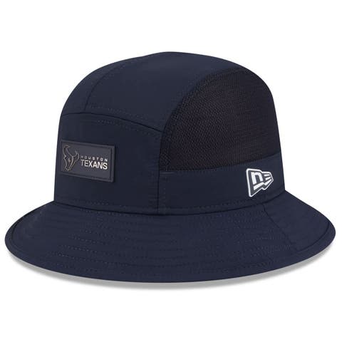 Men's New Era Navy Houston Texans 2025 Sideline  Bucket Hat