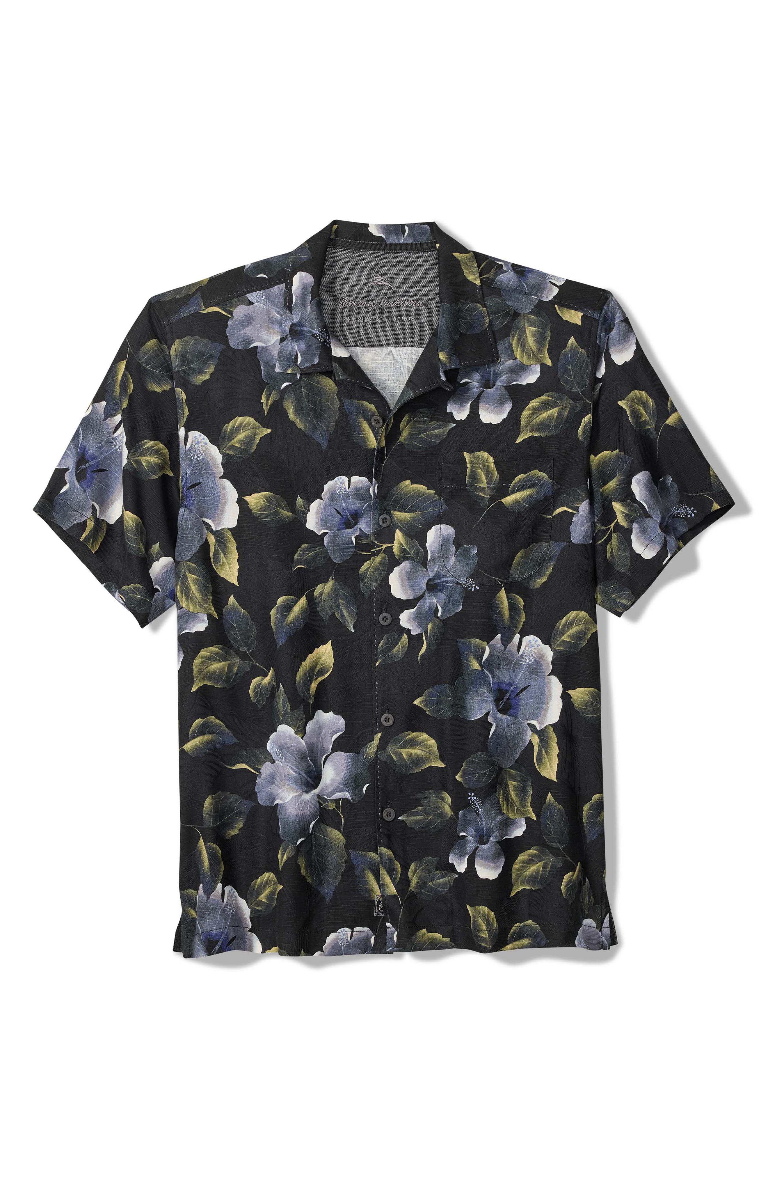 Tommy Bahama Elegant Eclipse Floral Silk Camp Shirt