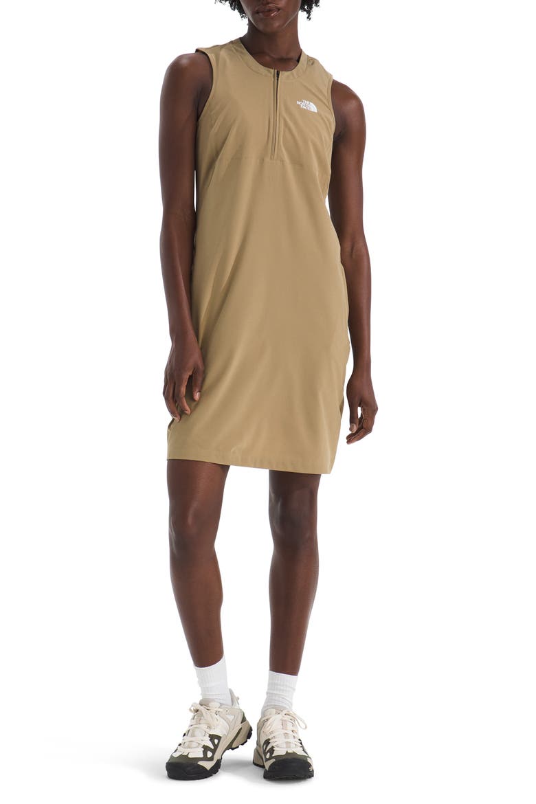 Sleeveless Packable Dress, Main, color, KELP TAN