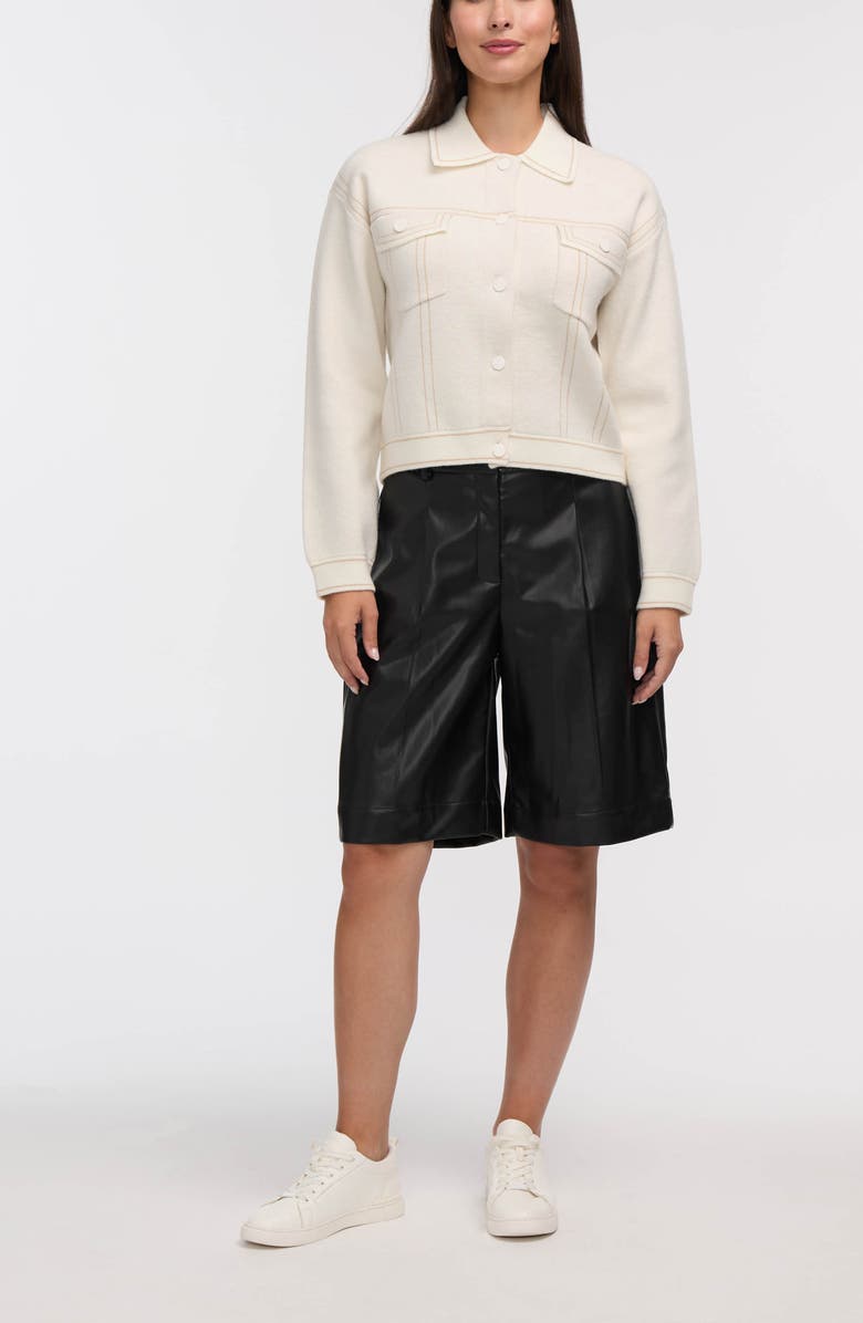 NVLT Sweater Jacket, Alternate, color, Marshmallow