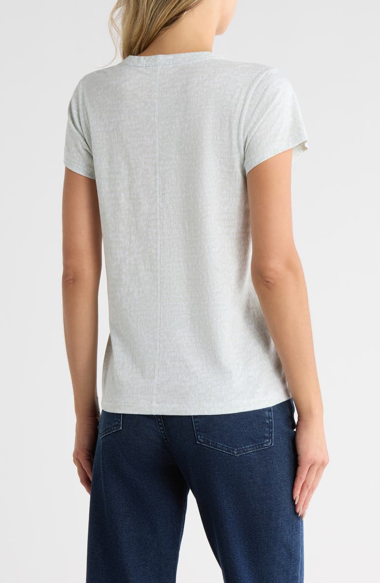 rag & bone Dot Pima Cotton T-Shirt, Alternate, color, Green Multi