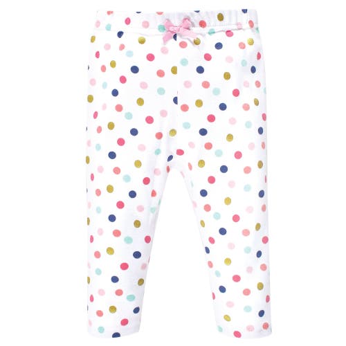 Little Treasure Soft Cotton Two-piece Outfit Bodysuit & Pants In Multi