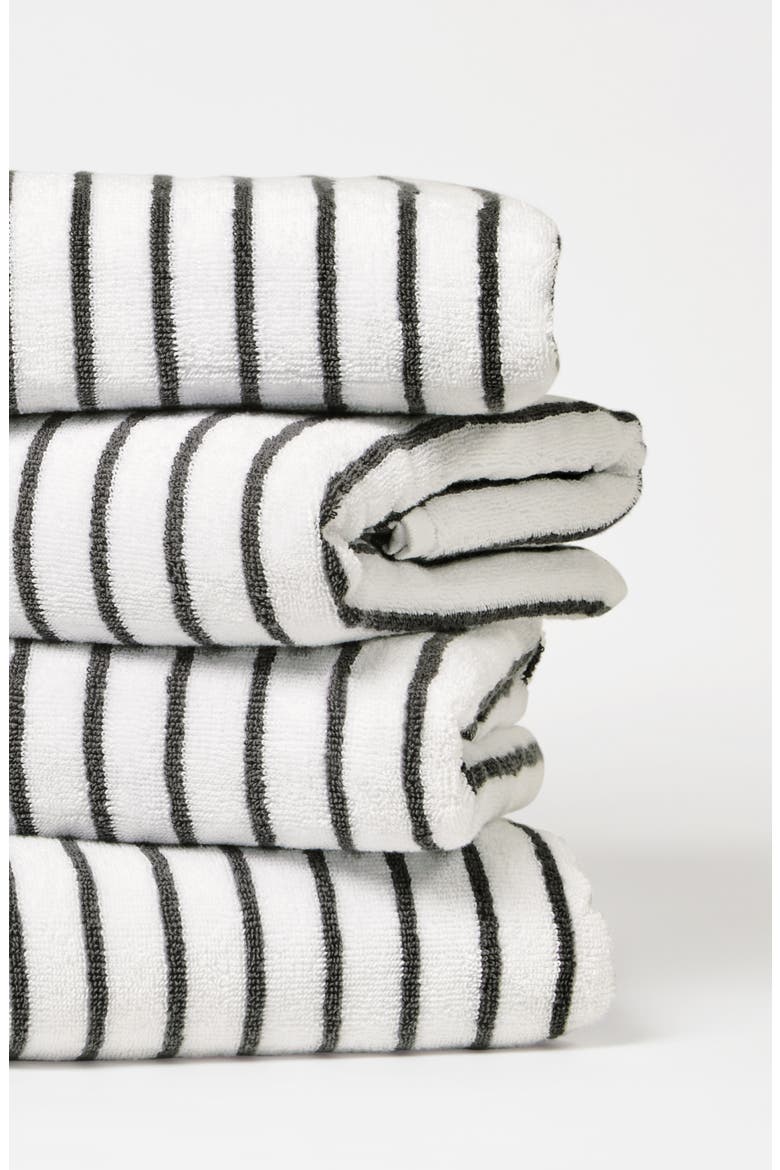 4-Pack Cabana Beach Towels, Alternate, color, STRIPES GRAY