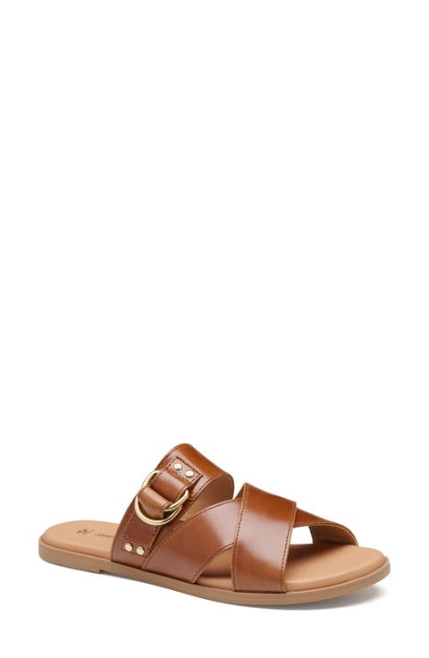 Shayla Crossover Slide Sandal (Women)