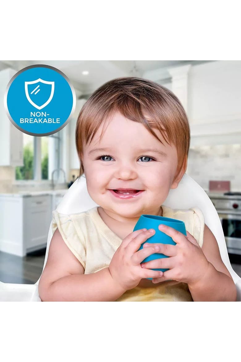 Silicone Baby Cup Set 2 Piece, Alternate, color, Dark Blue