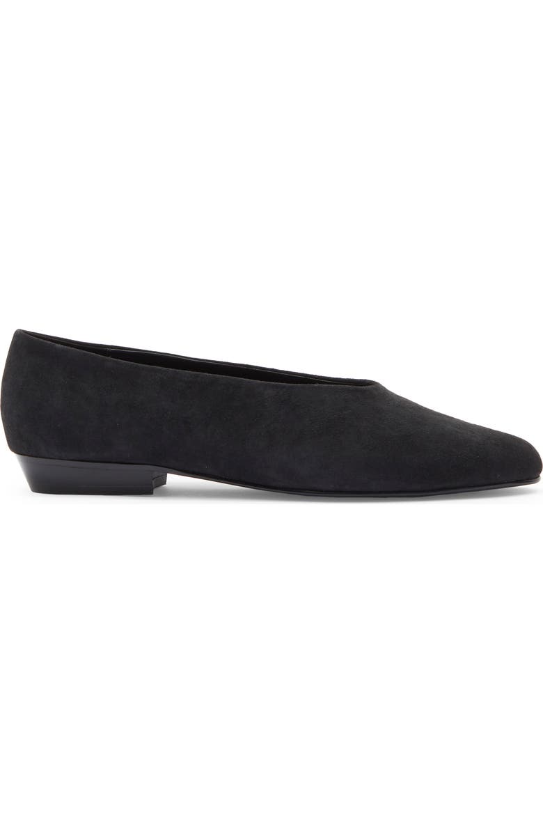 Jeffrey Campbell Collene Ballet Flat, Alternate, color, Dark Grey Suede