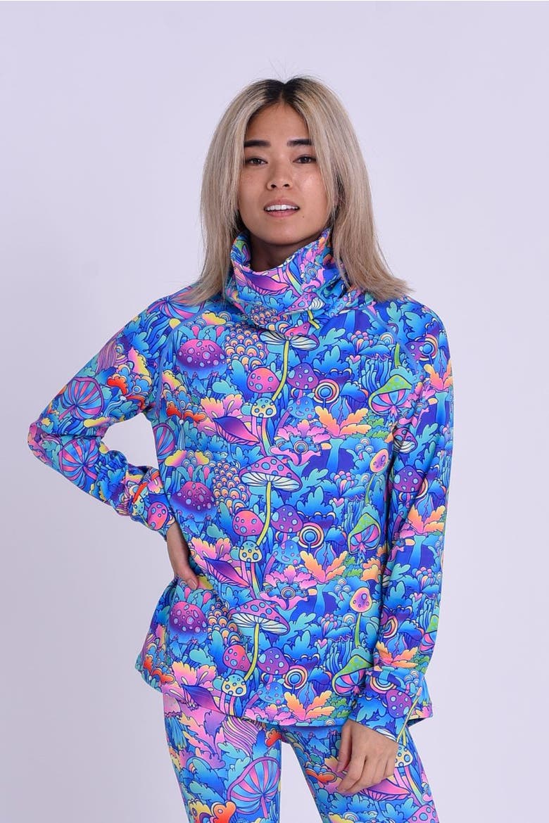 High Neck Baselayer Top - How High?? Women's, Main, color, multi-colour