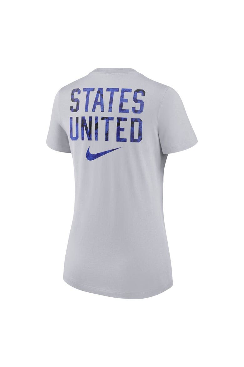 Women's Nike Gray USMNT Voice T-Shirt, Alternate, color, Heather Gray