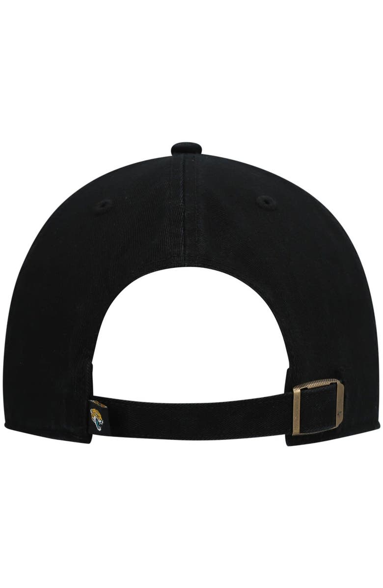 '47 Men's '47 Black Jacksonville Jaguars Clean Up Script Adjustable Hat, Alternate, color, Black