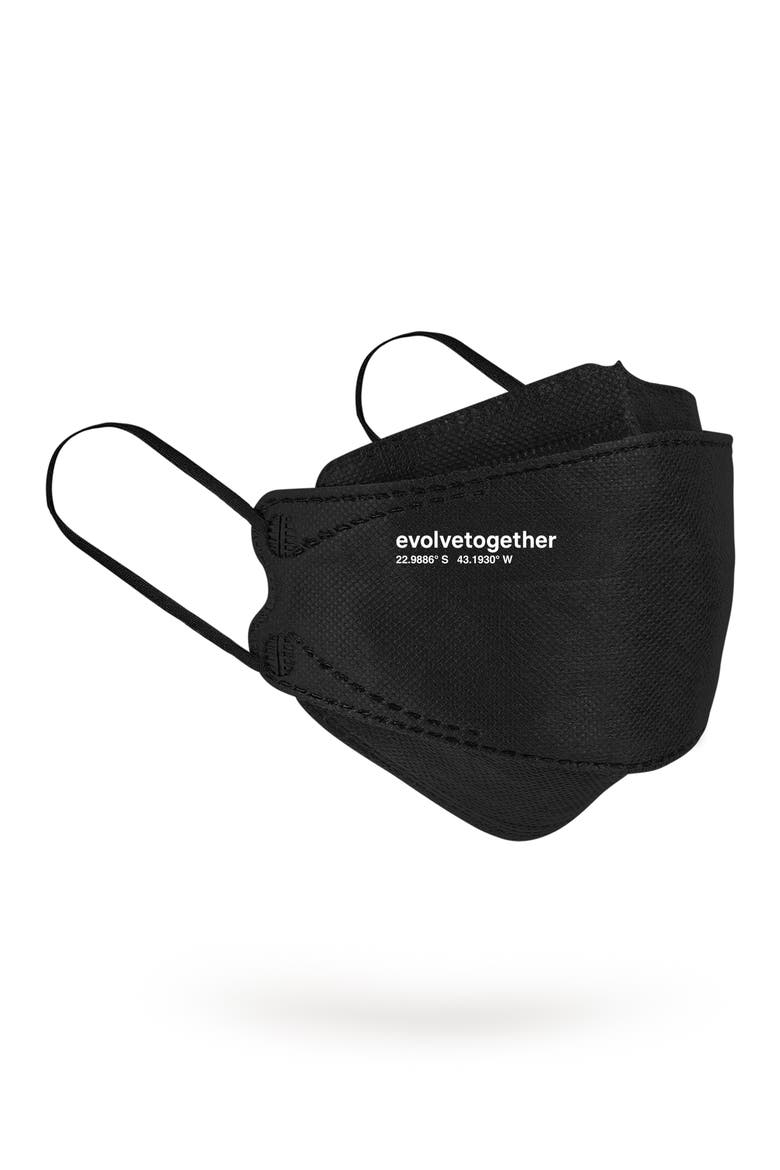 Rio de Janeiro - 5 Kids KN95 Masks, Main, color, Black