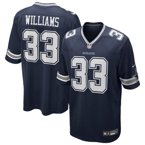 Men's Nike Javonte Williams Navy Dallas Cowboys Team Game Jersey