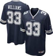 Nike Men's Nike Javonte Williams Navy Dallas Cowboys Team Game Jersey