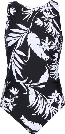 High Neck One-Piece Swimsuit