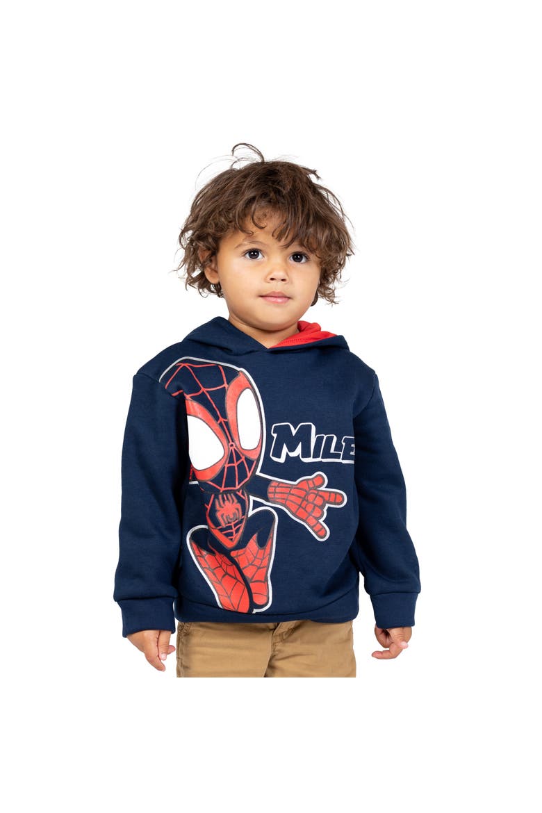 Minnie Mouse Fleece 2-Piece Hoodie and Leggings Set, Alternate, color, Miles Morales Navy