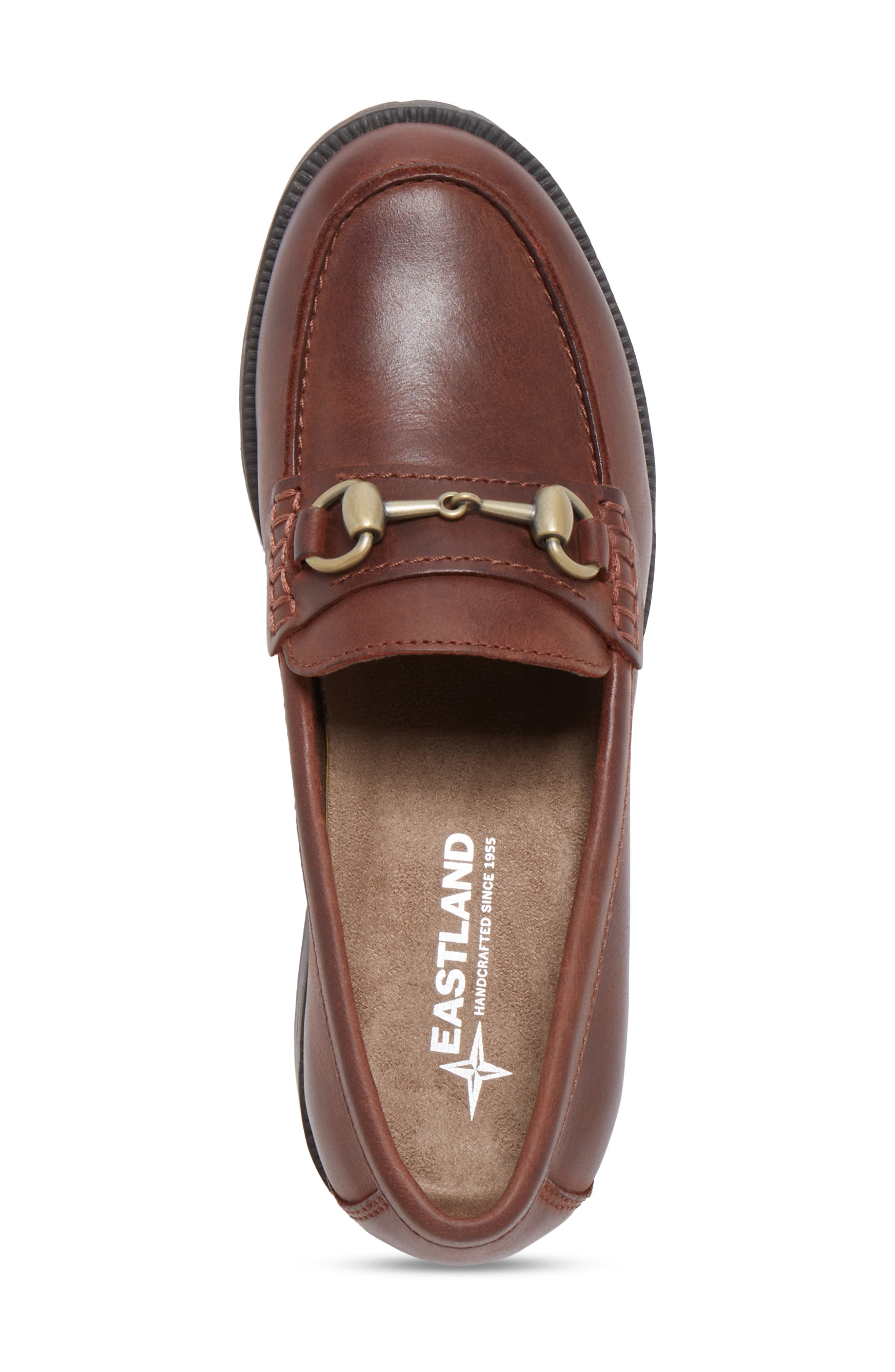 Gwen Platform Loafer, Alternate, color, BROWN