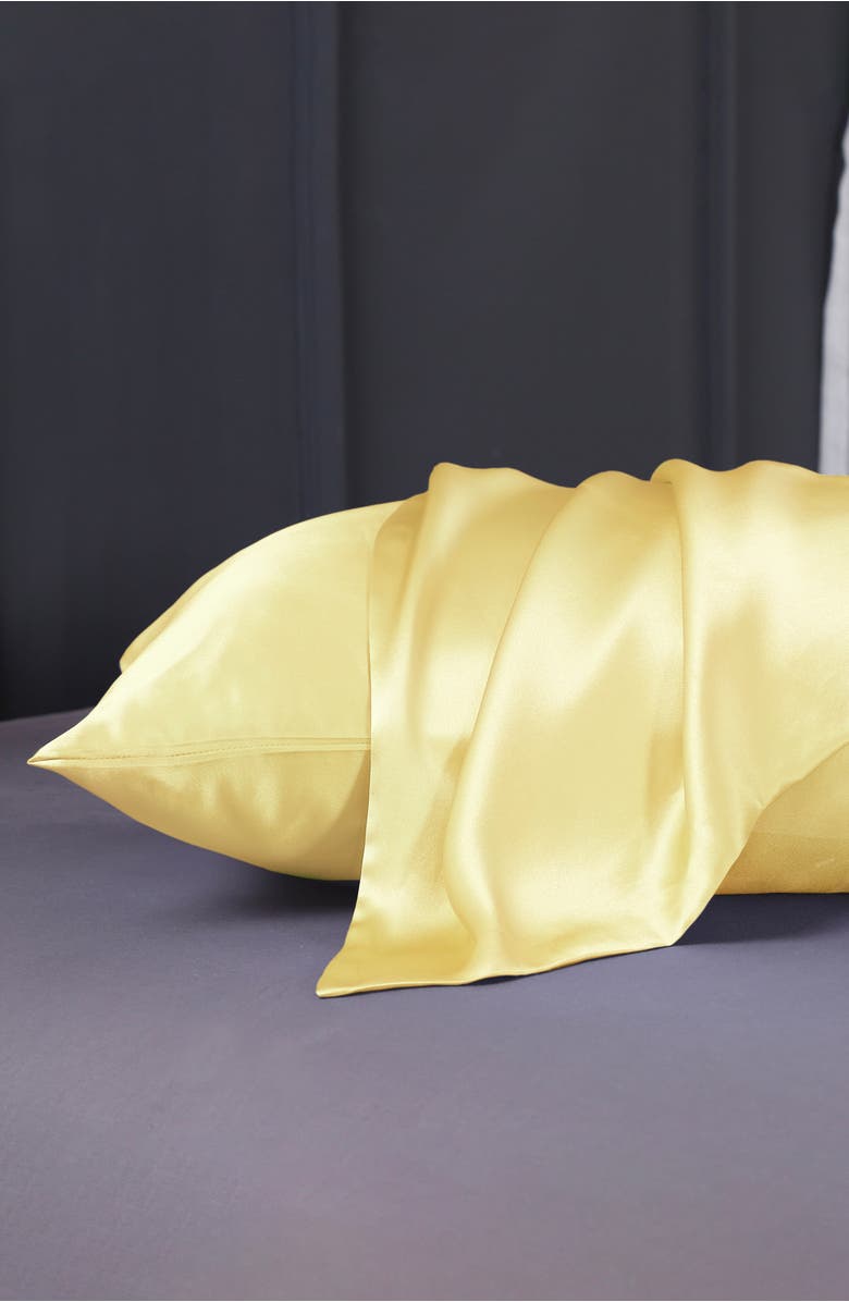 Lilysilk 100% Silk Terse Envelope Pillowcase, Alternate, color, Undyed Natural Golden