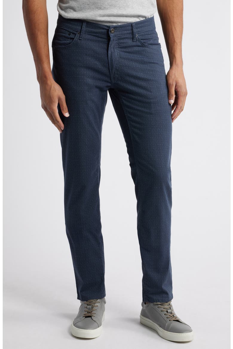 Chuck Modern Fit Micropattern Five-Pocket Pants, Main, color, 24-MONOCHROME
