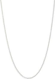 THE SIS KISS Skinny Cable Chain Necklace