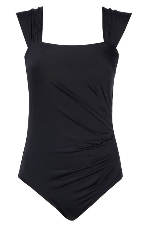 Jantzen Cap Sleeve One-piece Swimsuit