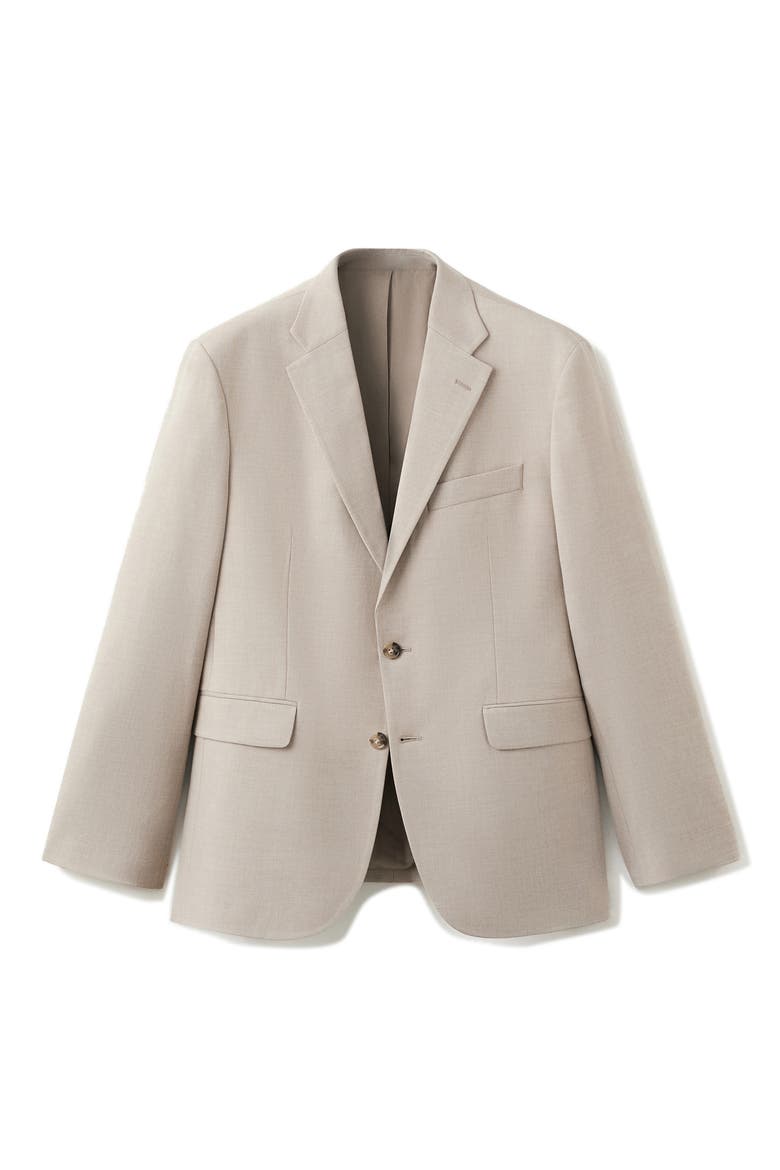Milan Slim Fit Suit Jacket, Alternate, color, BEIGE
