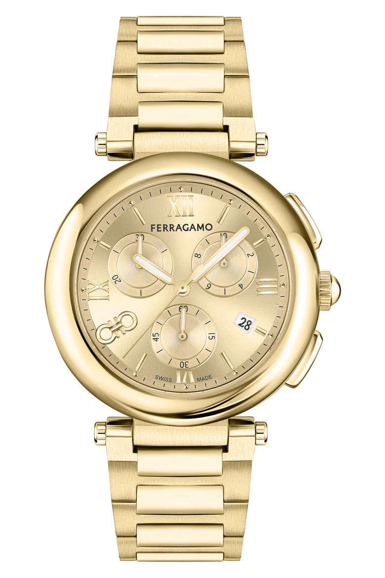 Legacy Quartz Bracelet Watch, 40mm, Main, color, IP YELLOW GOLD